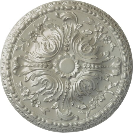 Amelia Ceiling Medallion (Fits Canopies Up To 2 3/8), Hand-Painted Flash Copper, 19 5/8OD X 3/4P